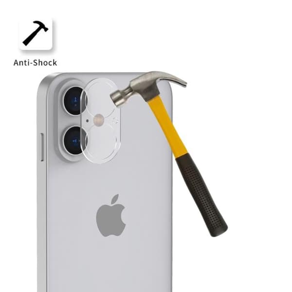 Härdat Glas - Phonillico® - iPhone 16 - Pack 2 - Skärmskydd - Kameraskydd