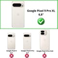 Miniatyrbild 2 av 4: Härdat Glas - Phonillico® - Google Pixel 9 Pro XL - 2-pack - Kamera Skydd - Repbeständig