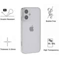 Miniatyrbild 3 av 5: Skyddskamera - Phonillico® - iPhone 16 / 16 Plus - Härdat glas - Paket med 2 - Rep resistant