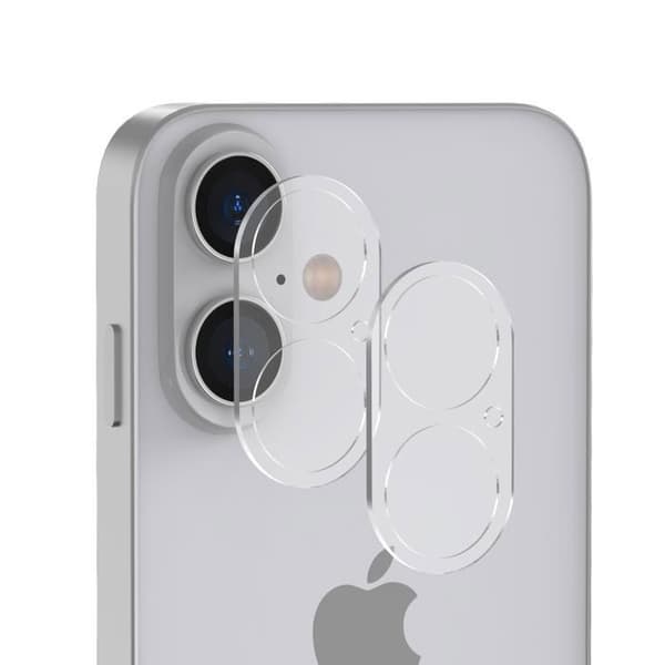 Skyddskamera - Phonillico® - iPhone 16 / 16 Plus - Härdat glas - Paket med 2 - Rep resistant