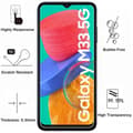Miniatyrbild 2 av 3: Härdat glas för Samsung Galaxy M33 5G [Pack 2] Skydd av skärmfönster Phonillico®