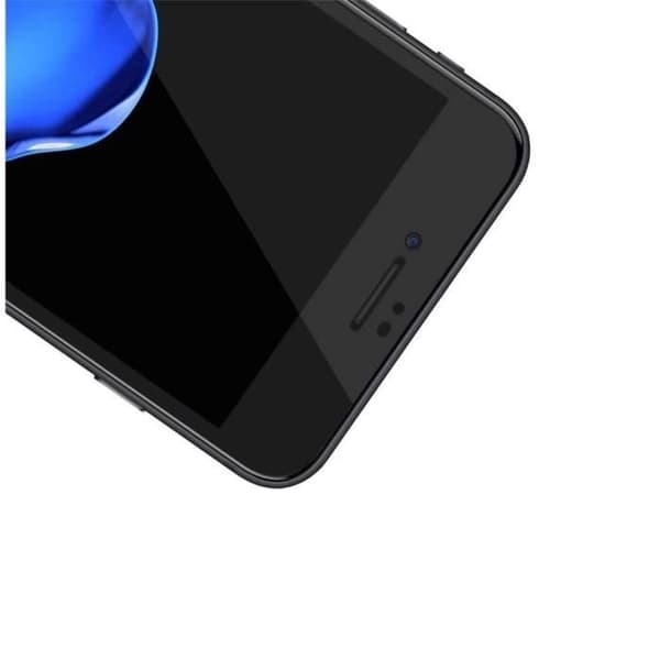 Härdat Glas för iPhone SE 2022 [Pack 2] Transparent Heltäckande Svart Kant Skärm Skydd Phonillico®