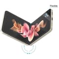 Miniatyrbild 2 av 4: Skyddande Plastskärm för Samsung Galaxy Z FLIP 3 5G [Pack 2] Resistenta Repfria Ultra Tunna Phonillico®
