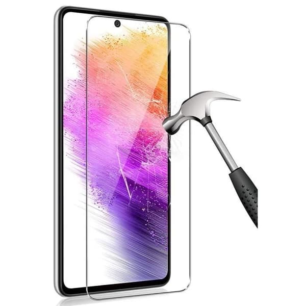 Härdat Glas för Samsung Galaxy A73 5G [Pack 2] Skärmskydd Film Phonillico®