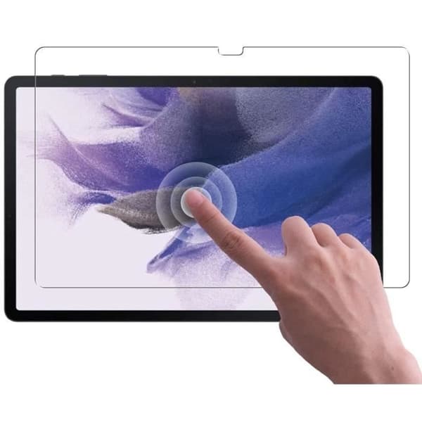 Härdat glas för Samsung Galaxy Tab S8 PLUS - Tab S7 PLUS - Tab S7 FE [Pack 2] Skärmskydd Film Resistent Phonillico®