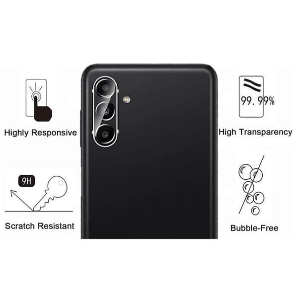 Skyddskamera för Samsung Galaxy A34 5G [2-pack] Härdat glas bakre kamera skyddsfilm Phonillico®