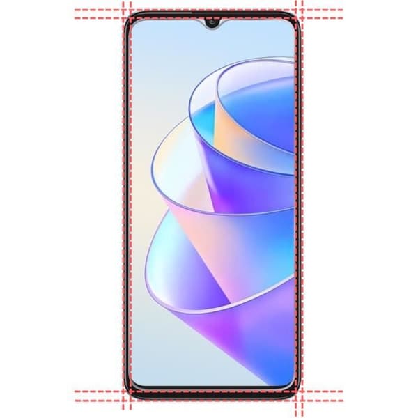 Härdat Glas för HONOR X7A [Pack 4] Skyddsglas Film Phonillico®