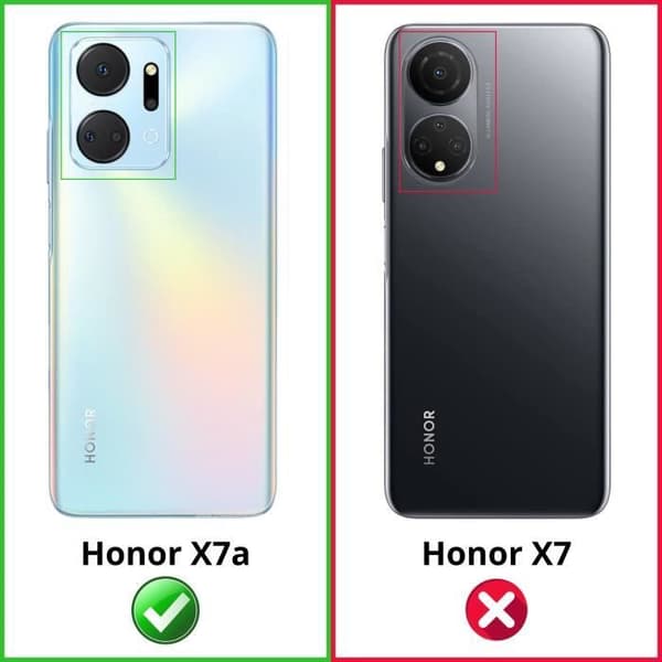 Härdat Glas för HONOR X7A [Pack 4] Skyddsglas Film Phonillico®