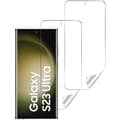 Miniatyrbild 1 av 4: Skyddsskärm i plast för Samsung Galaxy S23 ULTRA [Pack 2] Hydrogel Skyddare Resistent Anti Ripe Phonillico®