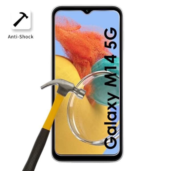 Härdat Glas för Samsung Galaxy M14 5G [Pack 4] Skyddsglas Film Phonillico®