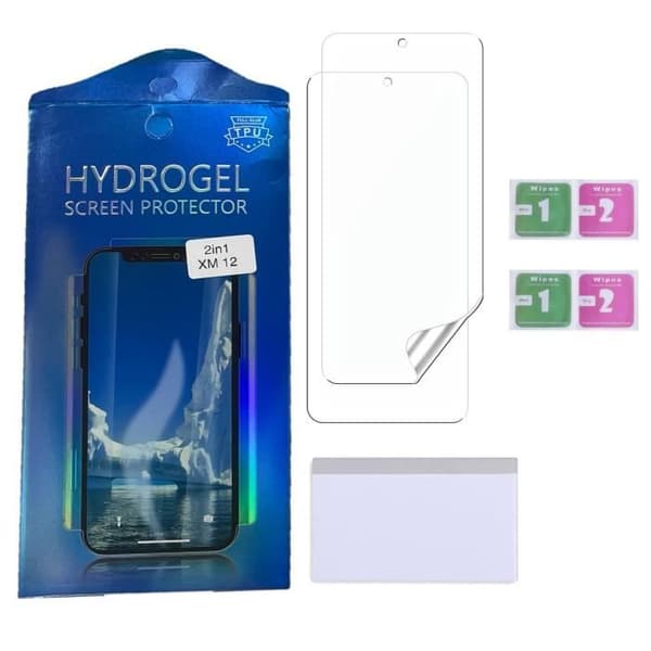Skärm skydd i plast för Xiaomi 12 - Xiaomi 12X [Pack 2] Hydrogel skyddare, repbeständig, ultratunn Phonillico®