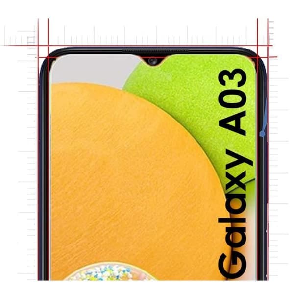 Härdat Glas för Samsung A03 [Pack 2] Skyddsglasfilm Phonillico®