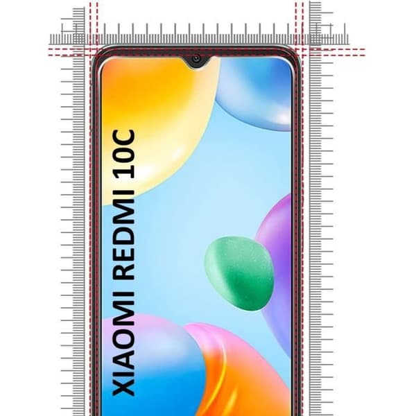 Härdat Glas för Xiaomi REDMI 10C [Pack 2] Skyddsskärm Film Phonillico®