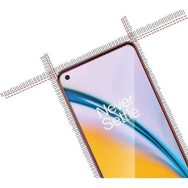 Härdat glas för OnePlus Nord 2 5G [Pack 2] Filmskydd för skärm Phonillico®