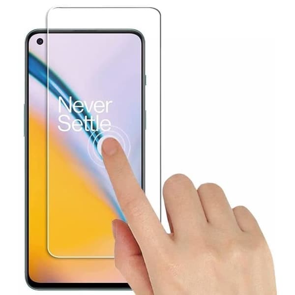 Härdat glas för OnePlus Nord 2 5G [Pack 2] Filmskydd för skärm Phonillico®