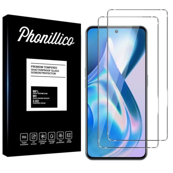 Härdat Glas för OnePlus ACE [Pack 2] Skydd Film för Skärm Phonillico®