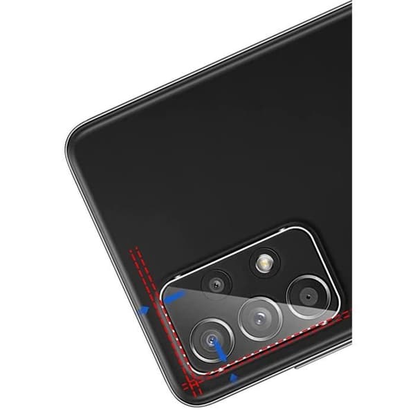 Skyddskamera för Samsung Galaxy A23 [Pack av 2] Härdat Glas Kameraskydd Film Phonillico®