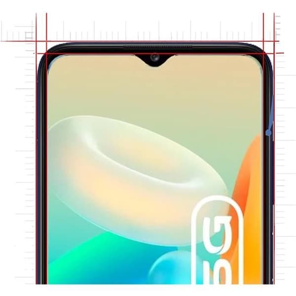 Härdat glas för Vivo Y55 5G [Pack 2] Skyddsglas för skärm Phonillico®