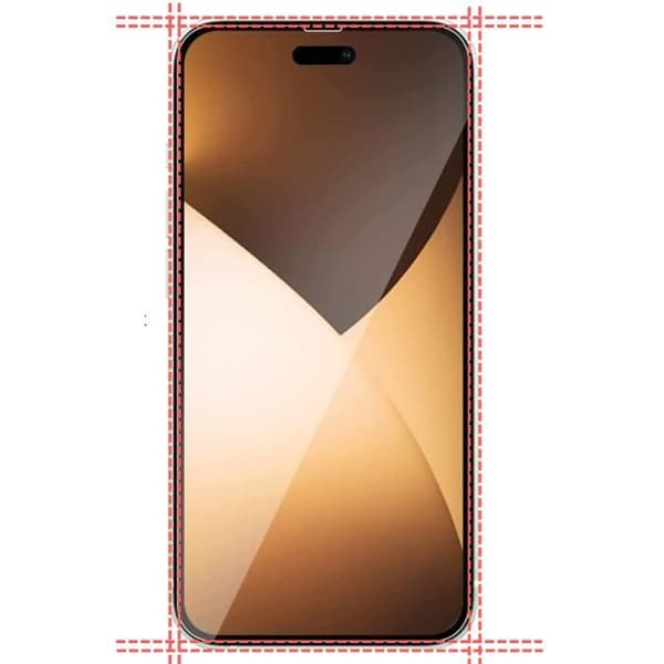Härdat Glas för iPhone 14 PRO [Paket 2] Skärmskyddsfilm Phonillico®