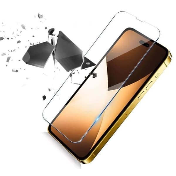 Härdat Glas för iPhone 14 PRO [Paket 2] Skärmskyddsfilm Phonillico®
