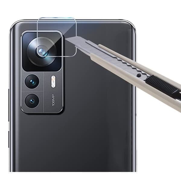 Skyddskamera för Xiaomi 12T PRO [Paket med 2] Härdat Glas Bakre Kameraskydd Film Phonillico®