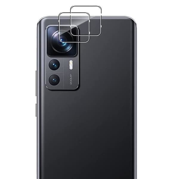 Skyddskamera för Xiaomi 12T PRO [Paket med 2] Härdat Glas Bakre Kameraskydd Film Phonillico®