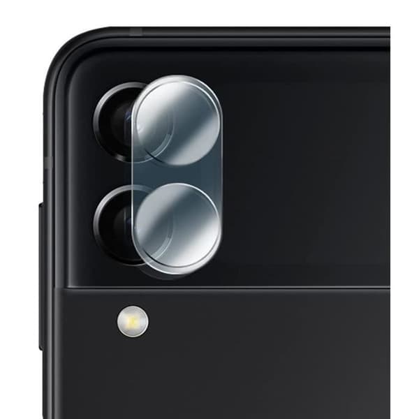 Skyddskamera för Samsung Z FLIP 4 [Pack med 2] Härdat Glas Bakre Kamera Skydd Film Phonillico®
