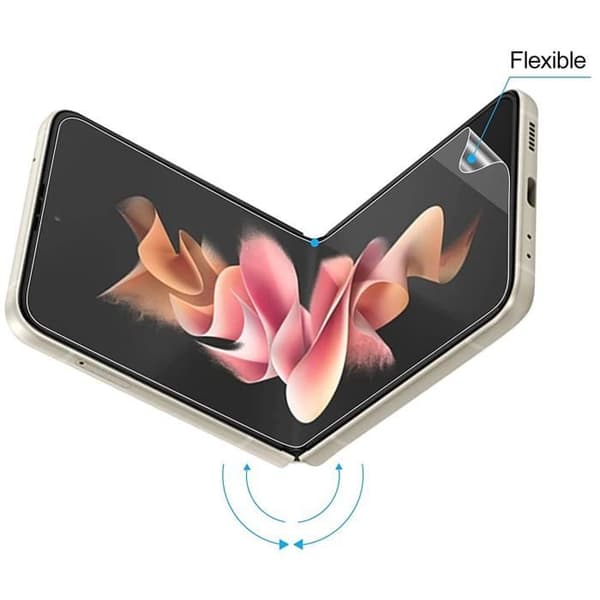 Skärmskydd i plast för Samsung Galaxy Z FLIP 4 [Pack 2] Slitstarkt anti-repor ultra tunt Phonillico®