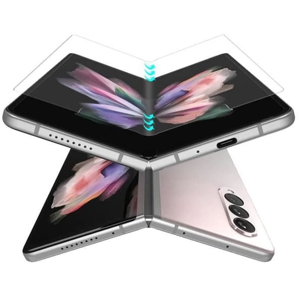 Skärmkydd i Plast för Samsung Galaxy Z FOLD 4 [Pack 2] Hållbart Ripskydd Ultra Tunt Phonillico®