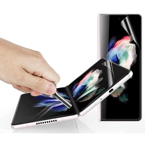 Skärmkydd i Plast för Samsung Galaxy Z FOLD 4 [Pack 2] Hållbart Ripskydd Ultra Tunt Phonillico®