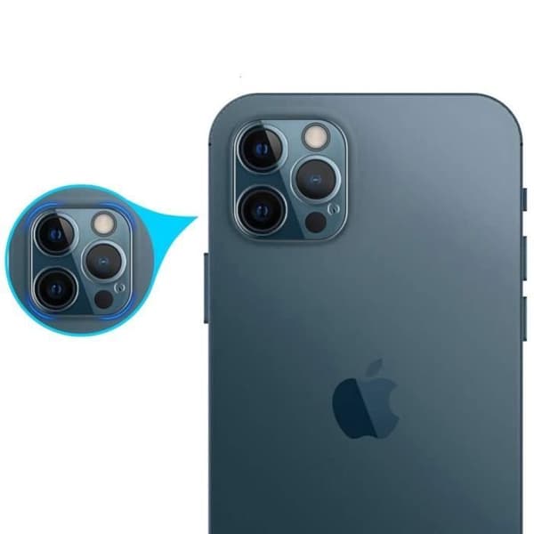 Skyddskamera för iPhone 14 PRO [2-pack] Härdat glas bakre kamera skydd film Phonillico®