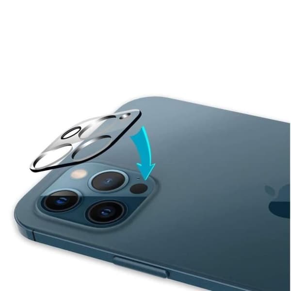 Skyddskamera för iPhone 14 PRO [2-pack] Härdat glas bakre kamera skydd film Phonillico®