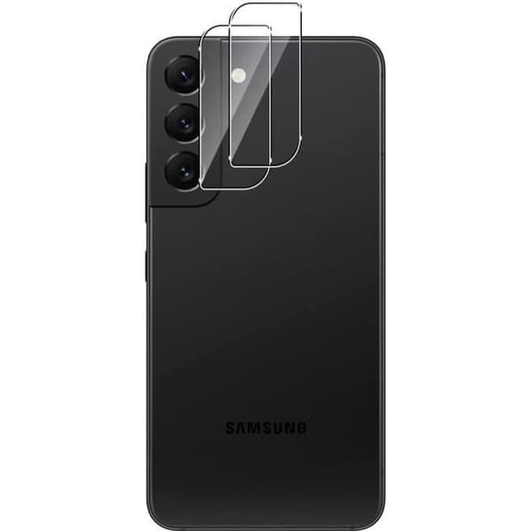 Skyddskamera för Samsung S22 5G - S22 PLUS 5G [Pack med 2] Härdat glas baksideskamera skyddsfilm Phonillico®