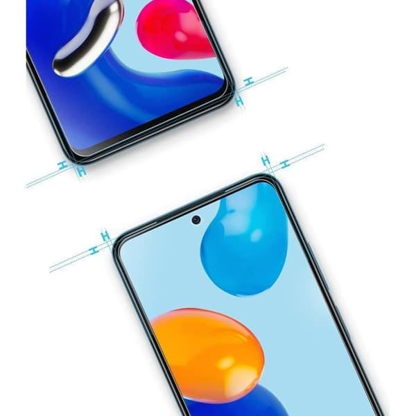 Härdat glas för Xiaomi REDMI NOTE 11 - REDMI NOTE 11S [Paket 2] Skyddsglas Film Phonillico®