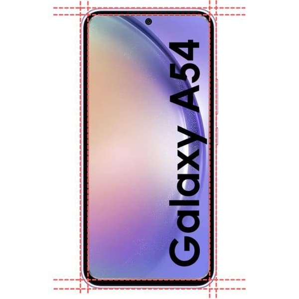 Härdat Glas för Samsung Galaxy A54 5G [Pack 4] Skärmskydd Film Phonillico®