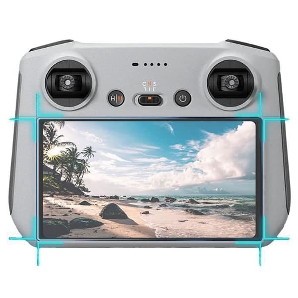 Skärmskydd - Phonillico® - Härdat Glas - Pack med 2 - Kompatibel med DJI RC/DJI RC 2 - Rep resistent