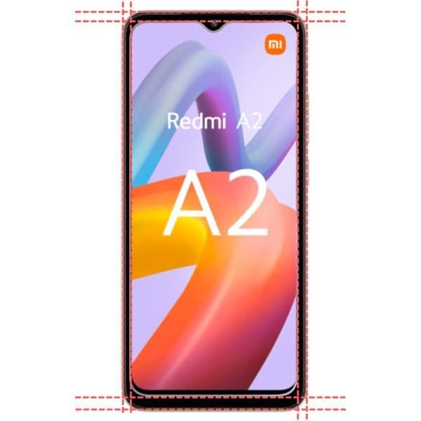 Härdat Glas för Xiaomi Redmi A2 [Pack 4] Skärmskyddsfilm Phonillico®