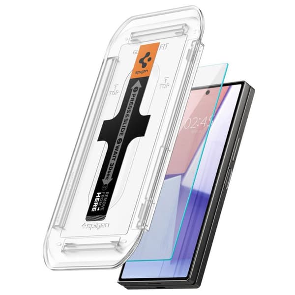Härdat glas - Spigen - Glas.TR EZ-FIT - Paket med 2 - Transparent - Samsung Galaxy Z Fold6