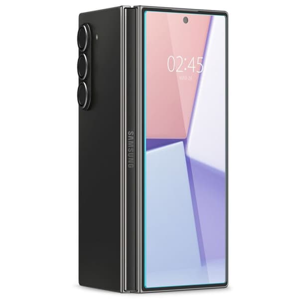 Härdat glas - Spigen - Glas.TR EZ-FIT - Paket med 2 - Transparent - Samsung Galaxy Z Fold6