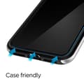 Miniatyrbild 6 av 6: Härdat glas Glas.TR Slim (pack om 2) iPhone X / XS / 11 PRO - Spigen - Svart