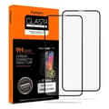 Miniatyrbild 1 av 6: Härdat glas Glas.TR Slim (pack om 2) iPhone X / XS / 11 PRO - Spigen - Svart