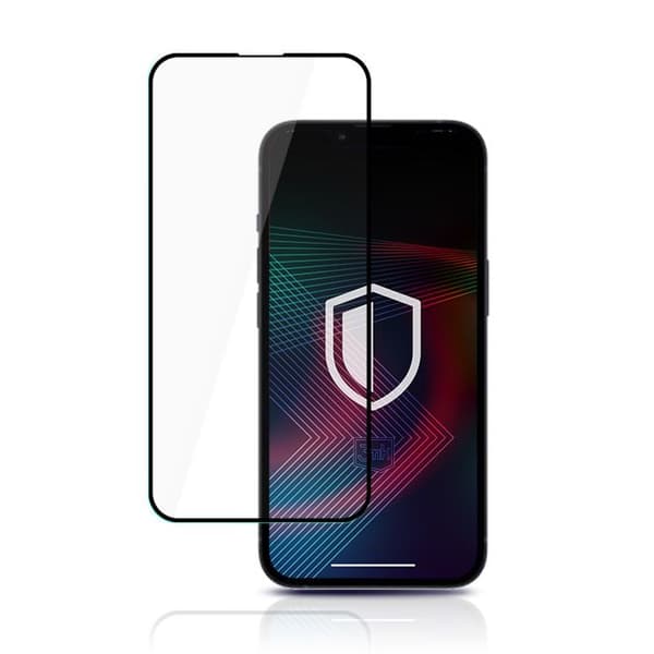 Härdat glas - 3mk - HardGlass Max Lite - Maximalt skydd - 0,3 mm - Svart