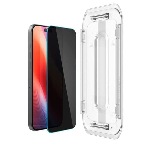 Härdat glas för iPhone 16 Pro Max Glas.tR EZ-FIT (2-pack) - Spigen - Sekretess