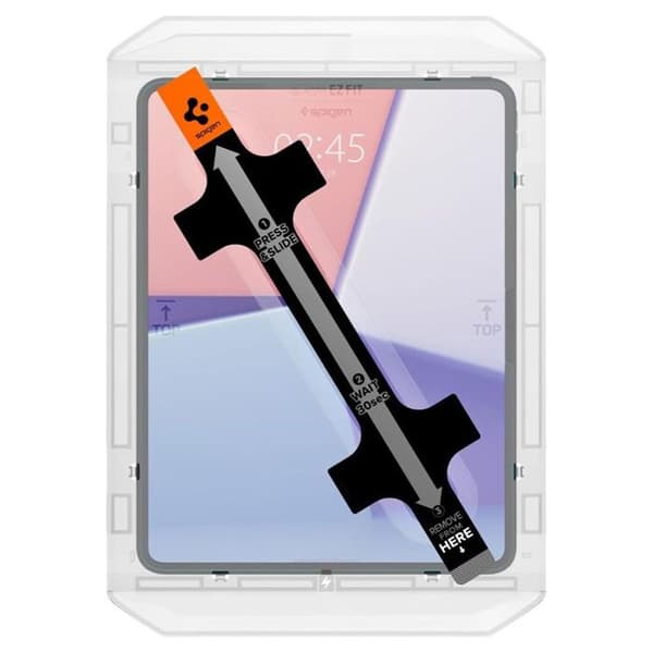Härdat glas för iPad Pro 13 (2024) Glas.TR EZ-FIT SPIGEN Transparent