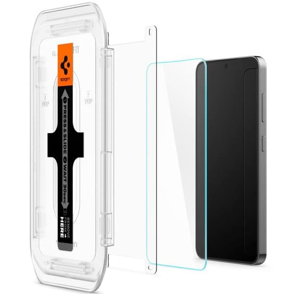 Härdat glas - Spigen - Glas.TR EZ-FIT - Transparent - Samsung Galaxy S24 Plus - Paket med 2