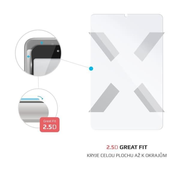 Skyddande härdat glas FIXED för Samsung Galaxy Tab S6 Lite, genomskinlig
