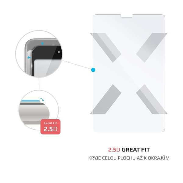 Skyddande härdat glas FIXED för Lenovo TAB M10 FHD Plus, transparent