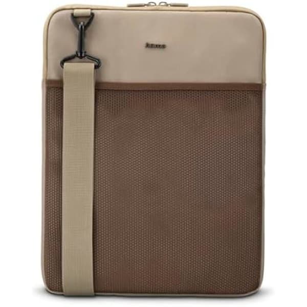 Laptopväska - HAMA - till Go - Hård skal - Fack med vaddering - Avtagbar axelrem