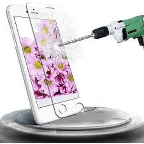 Stöd för bil + Skydd i härdat glas för Apple iPhone 6S Plus med hög motståndskraft, enkel installation + gel-fodral oförstörbart