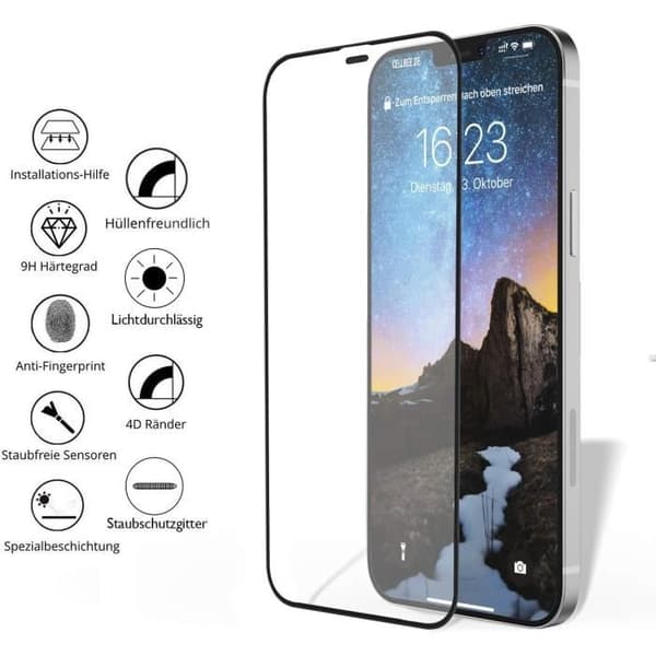 CELLBEE Skärmskydd av hårt glas för iPhone 12 Max